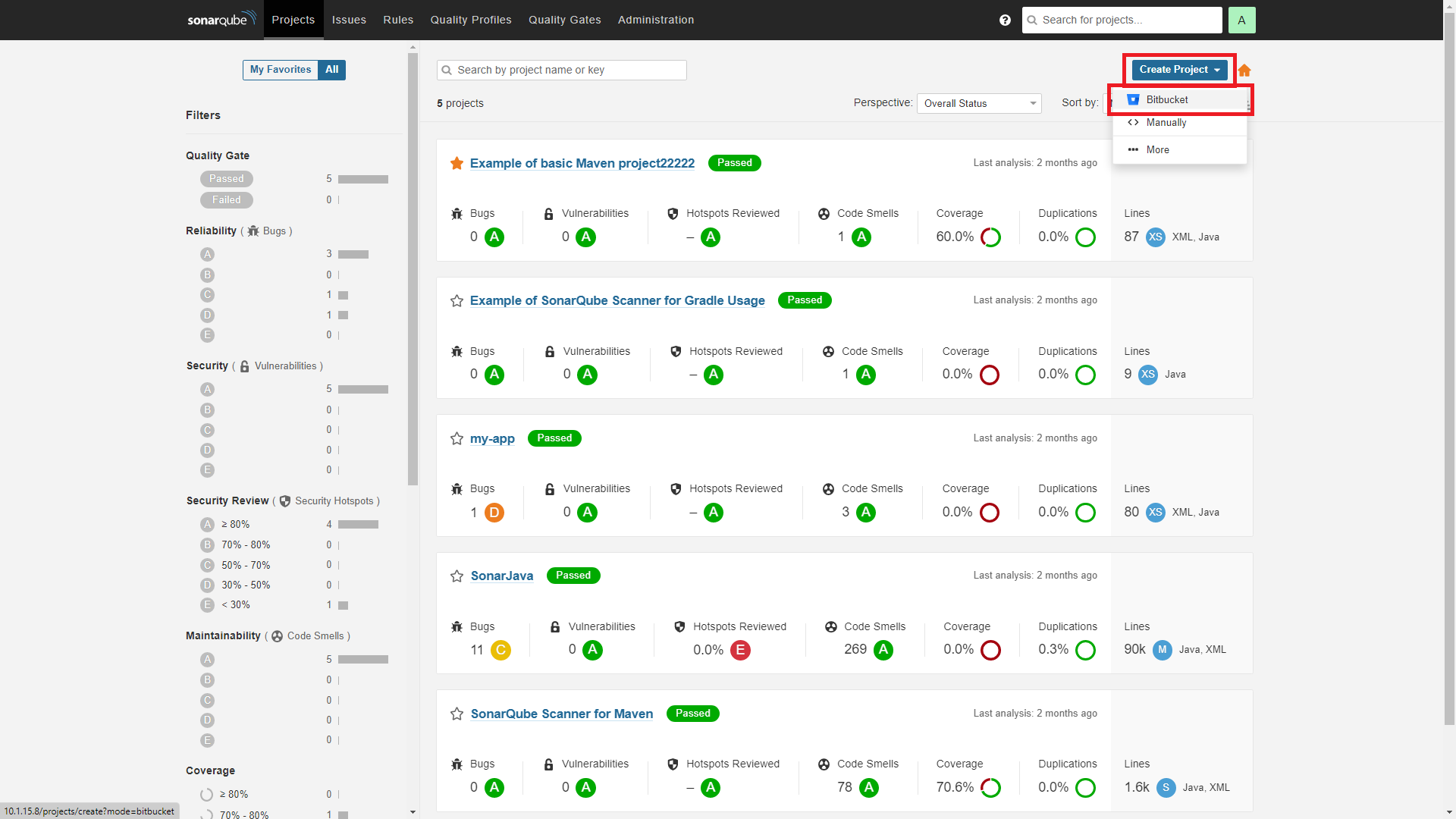 CURVC DevOps > SonarQube 프로젝트 생성하기 > image2022-7-29_14-25-20.png