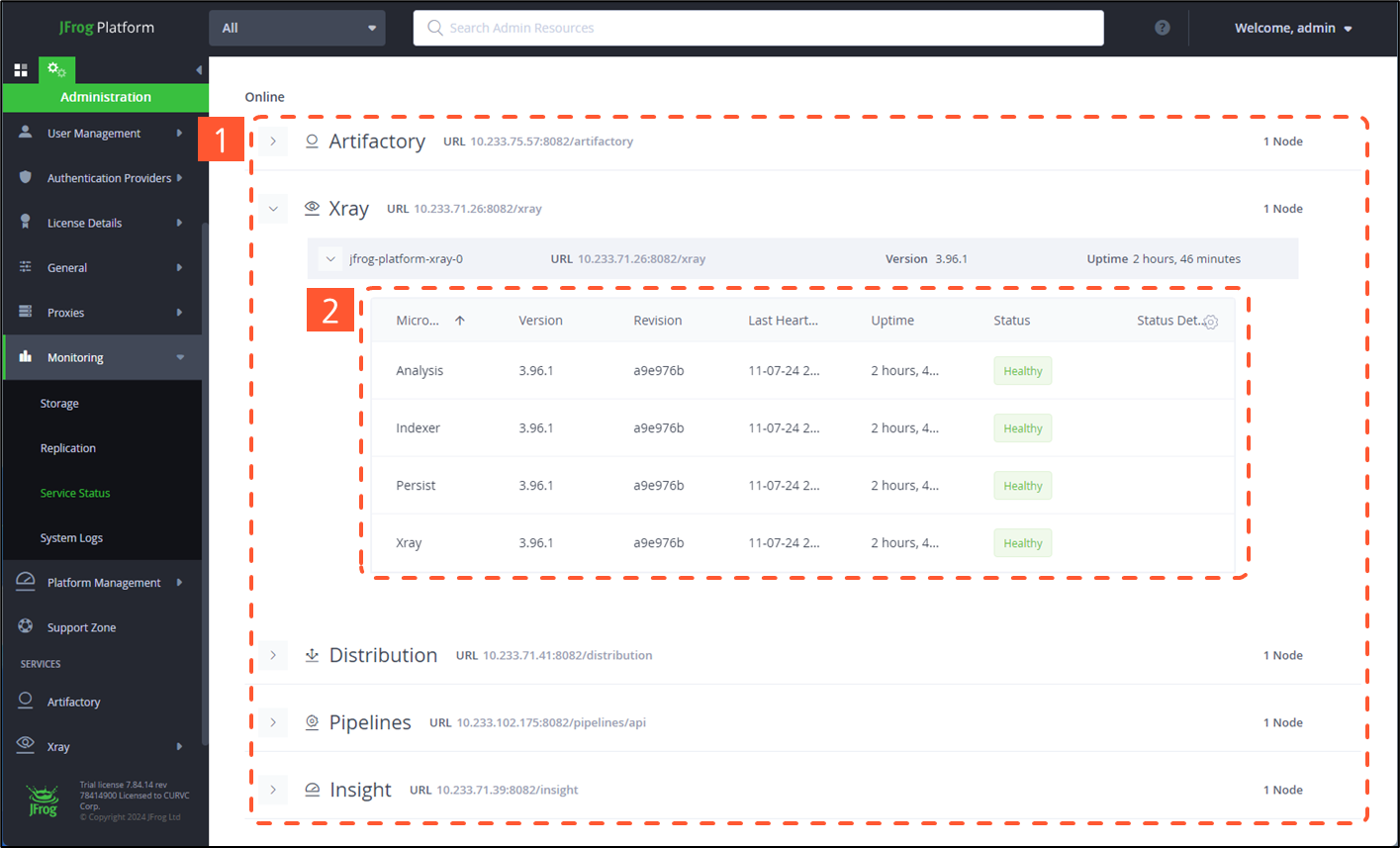 CURVC DevOps > JFrog 플랫폼 모니터링하기 (Topology) > image-2024-8-21_10-49-19-1.png