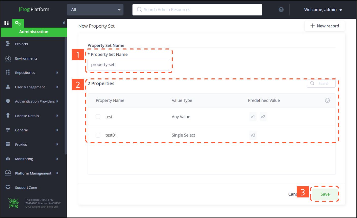 CURVC DevOps > JFrog Artifactory 속성(Property)과 속성 세트 관리하기 > image-2024-8-26_13-23-42-1.png
