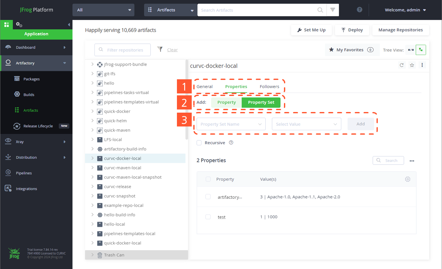 CURVC DevOps > JFrog Artifactory 속성(Property)과 속성 세트 관리하기 > image-2024-8-26_13-33-58-1.png
