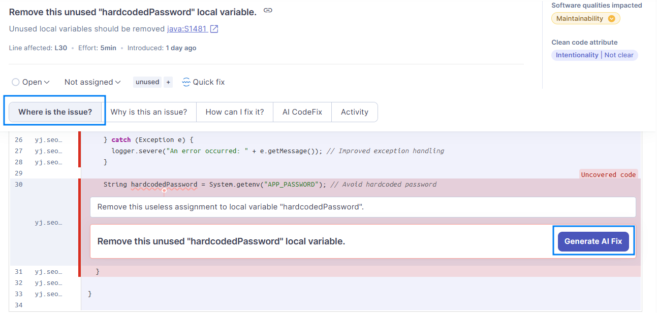CURVC DevOps > SonarQube AI 기능 > image-2025-3-19_9-29-2.png