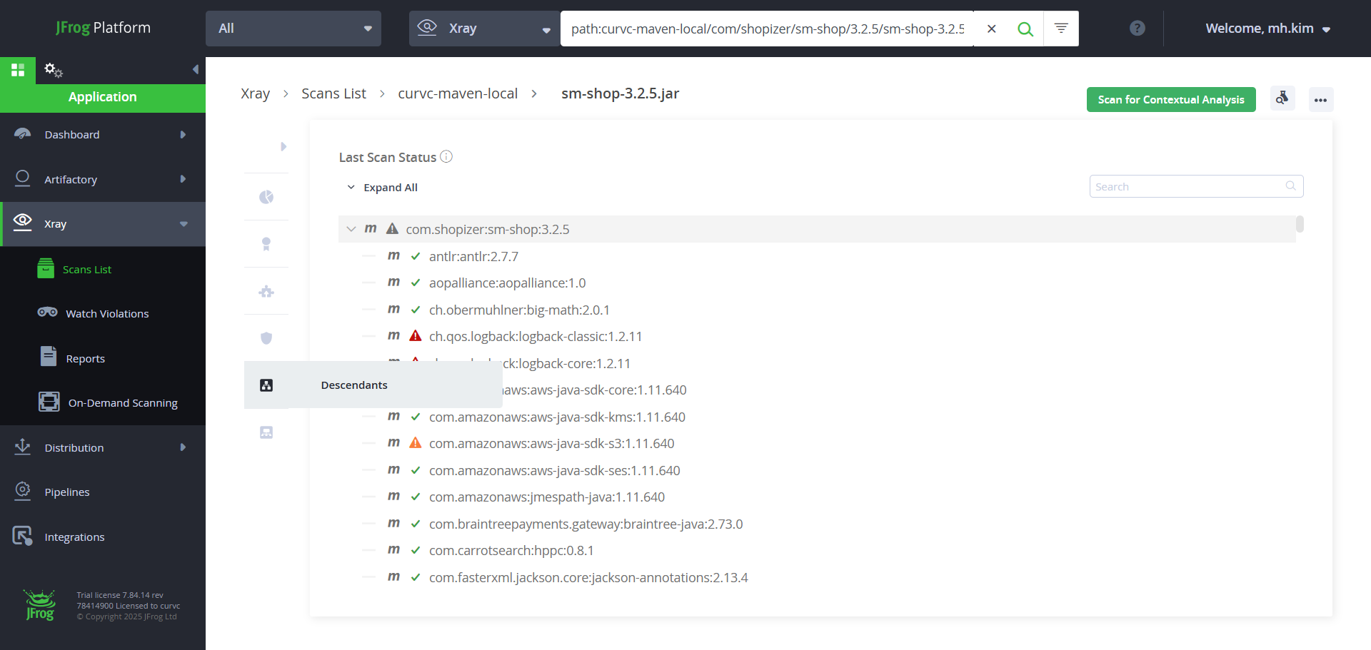 CURVC DevOps > JFrog Xray Scan 결과 분석하기 > image-2025-4-10_13-55-58.png