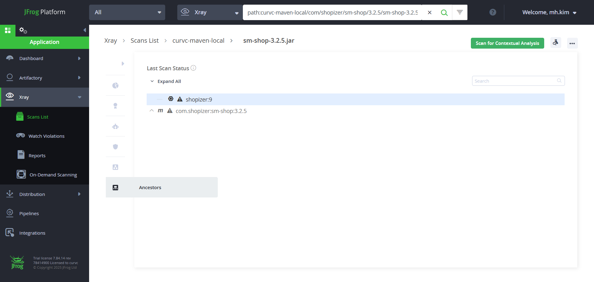 CURVC DevOps > JFrog Xray Scan 결과 분석하기 > image-2025-4-10_13-56-8.png
